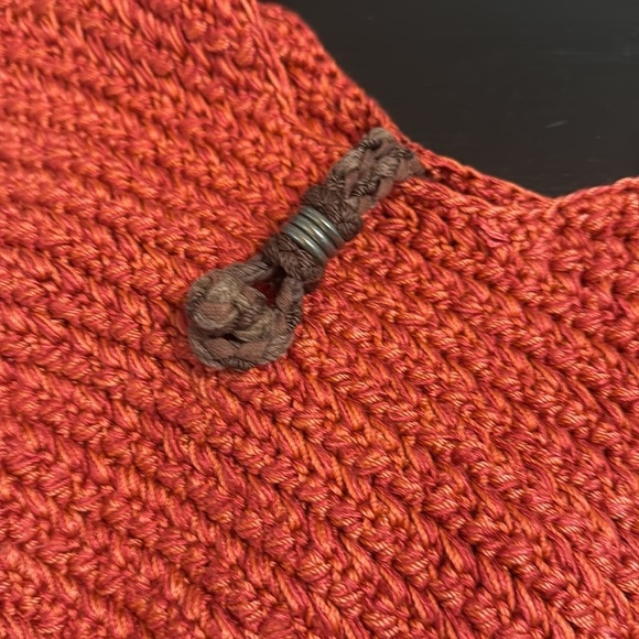 Sakroots Crochet Bucket Bag - Burnt Orange - Picture 3 of 8